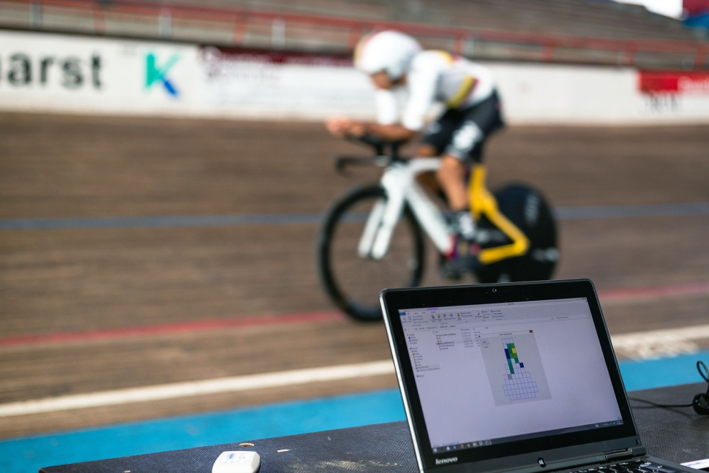 (c) Saron Duchardt | Beim Aero-Test auf der Radbahn wurde die Grundlagen für eine schnelle Saison gelegt.