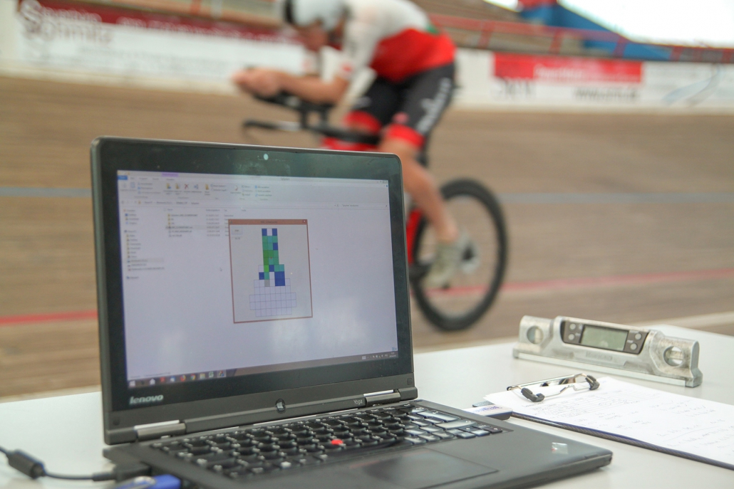 190704_wurf_04 Cameron Wurf testing with gebioMized and Staps in Velodrome Büttgen