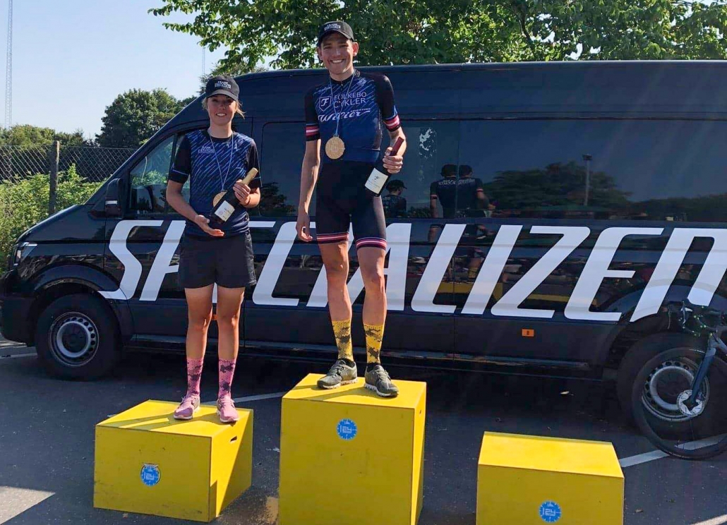 Mads Frank setting the Danish 24h-record.