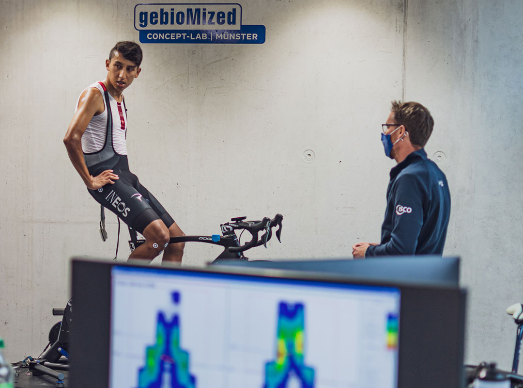 Egan Bernal at gebioMized concept_lab Münster